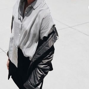Everlane Clean Silk Square Shirt